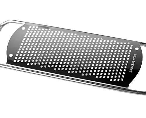 Culina Hand-held Fine Spice Grater 12.5". Stainless Steel. Professional-Grade Tool
