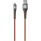 ToughTested 2FT USB to Lightning Cable, MFi Certified, 3A Fast Charge | ArmorFlex braided USB to Lightning cable for durable charging and wide compatibility with iPhone 14 13 12 11 X XS XR 8 7 6
