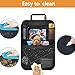 XBRN Car Backseat Organizer Kick Mats, Car Seat Back Protectors with Clear 10
