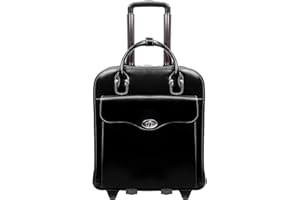 McKlein Women's Briefcase, Black, 14"x5"x16.5"