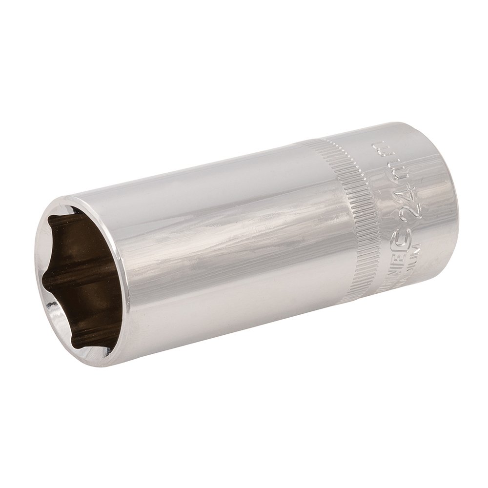 Silverline 238098 Deep Socket 1/2" Drive 6pt Metric 24 mm