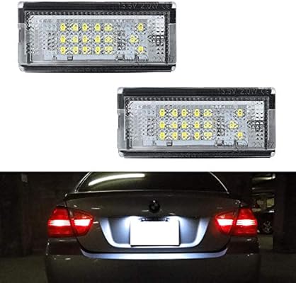 bmw e46 number plate light