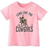 Toddler Baby Girls Clothes Summer Short Sleeve Funny Graphic Letters Print T-Shirt Top Cotton Tee