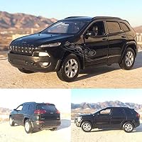 GreenSun 1:32 Jeep Grand Cherokee SUV Alloy Diecast Car Model Exquisite Diecasts Toy Vehicles Pull Back Sound Kids Toys