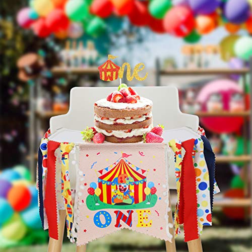 Circus Carnival Theme 1st Birthday Decorations Kit Set Of 3 One