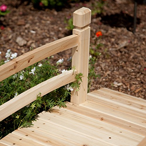 Coral Coast Harrison 4-ft. Wood Garden Bridge