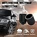 GODESON 20 Pack Black Plastic Tire Valve Stem Caps