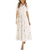 Tankaneo Womens Floral 2 Piece Skirt Set Summer Puff Sleeve Crop Blouse and Maxi Dress Outfits Matching Vacation Outfits