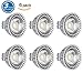 SUNTHIN (Pack of 6, Warm White) 5w Mr16 Led Bulbs, 50w Equivalent, Recessed Lighting, MR16 LED, LED spotlight, 360lm, 45°