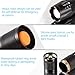 LED Flashlight, ZOETOUCH Super Bright Torch Lamp Zoomable T6 900LM Tactical Handheld Flashlight- Adjustable Focus- 5 Light Modes for Car Emergency, Outdoor Hiking, Fishing, Camping, Dog Walking