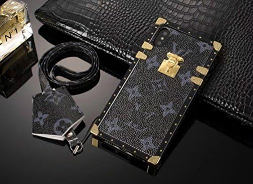 VANKIO iPhone 6/6s/7/7Plus 8Plus Iphone X Luxury PU Leather Protective Case/Bumper/Skin/Cover Anti-scratch Shock proof 4.7" 5.5 (Black LV, For IPhone 7/8 Plus)