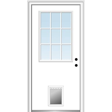 30 x 80 storm door with pet door