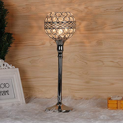 image for Gotian Vintage with Pattern Crystal Candlestick Wedding/Plot People Gi