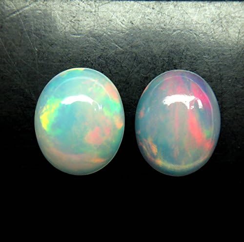 6x4 MM 1 Piece NATURAL ETHIOPIAN WELO FIRE OPAL OVAL CABOPCHON'S DDL7