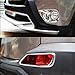 Astra Depot Chrome Front + Rear Fog light lamp Cover Trim For Toyota RAV4 2013 2014 2015