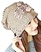 TAGOWELL Women Lace Flower Slouchy Beanie Hat Chemo Cancer Alopecia Turban Cap