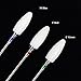 Ceramic Nail Drill Bit, River Lake Professional USA Electric Nail Drill Bits for Acrylic Nails, Safety Cuticle Clean Gel Remove, 3/32