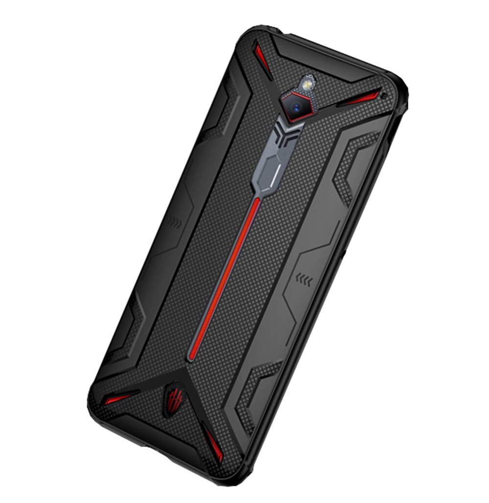NOKOER Case for Nubia Red Magic 3/3S, TPU Flexible Material Ultra-thin Cover, Anti-Fingerprint Slim Fit Phone Case [Wear Resistant] [Slip-Resistant] - Black