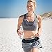 Athletic Running Belt Keep Your iPhone Money and Key Safe Have a Hands-Free Workout. Men and Women. Slim Light and Waterproof Waist Band Jogging, Hiking, Fitness and Sports Pouches (Large to XX-Large)