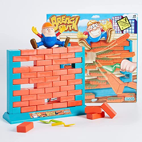 DITOYS “Break Out” Brick Wall Game Family Fun for Boys and Girls