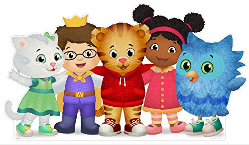 BirthdayExpress Daniel Tiger Room Decor - Life Size Cardboard Standup Photo Prop