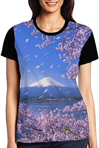 RMM KKK Women's Japanese Sakura Flowers Hoodie Sweatshirts Hooded Tee-Shirt