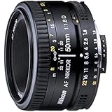 Nikon AF FX NIKKOR 50mm f/1.8D Lens for Nikon DSLR Cameras