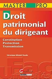 Droit patrimonial du dirigeant