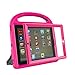 eTopxizu Kids Case with Built-in Screen Protector for iPad 4, iPad 3 and iPad 2, Shockproof Convertible Handle Stand Case Cover for iPad 2nd 3rd 4th Generation, Rose Pink