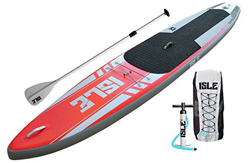 ISLE 12'6 Airtech Inflatable Touring Stand Up Paddle Board (6