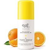 Chemist at Play Roll On Serum For Neck, Knee &amp; Elbow With 6% Vitamin C+ Hyaluronic Acid + AHAs + Niacinamide + Ceramides | Exfoliates, Removes Pigmentation, and Hydrates Dry Skin | 1.4 fl oz.