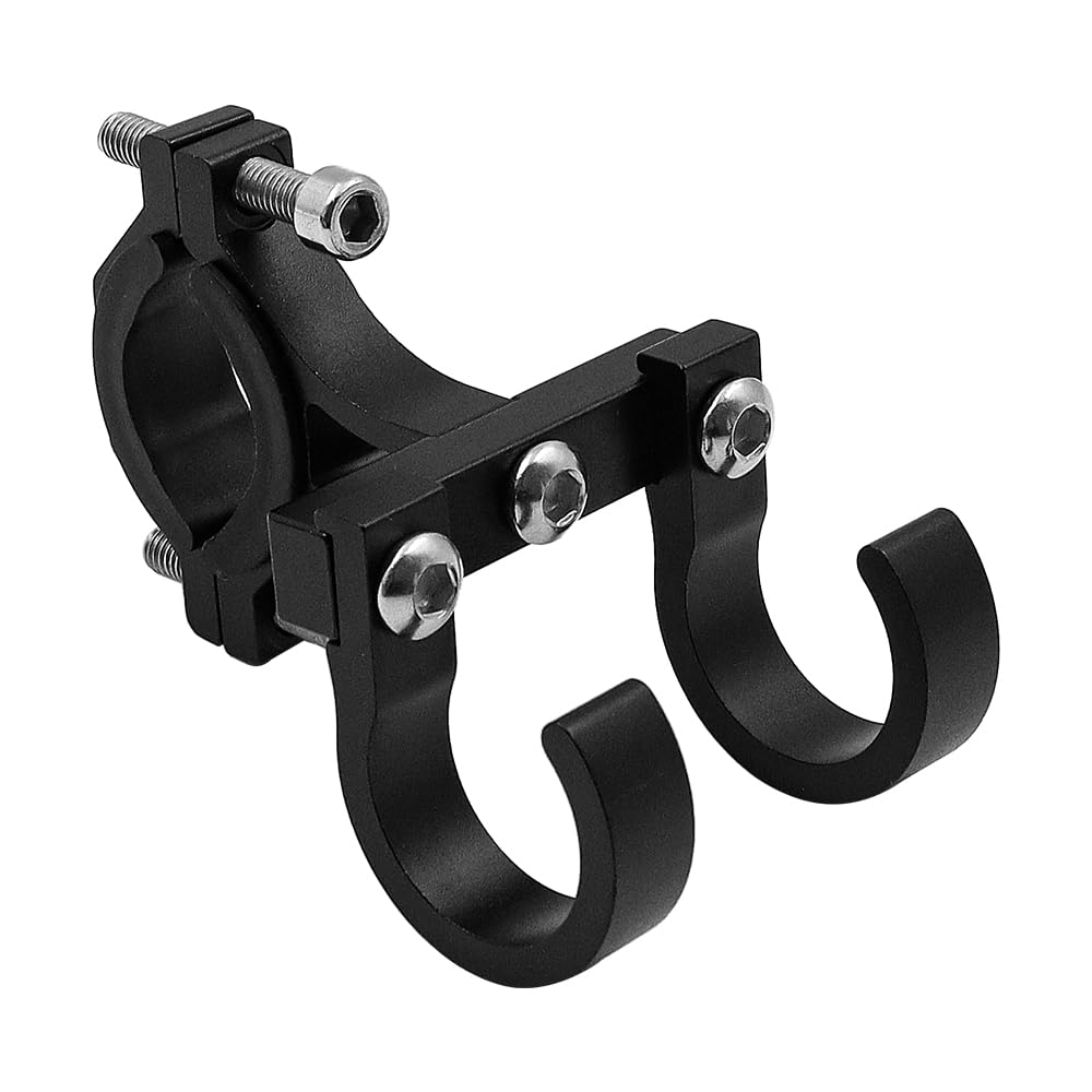 Tiardey Black Electric Scooter Front Hook e Scooter Accessories Aluminium Helmet Hook for Electric Scooter Bicycle Scooter Bag