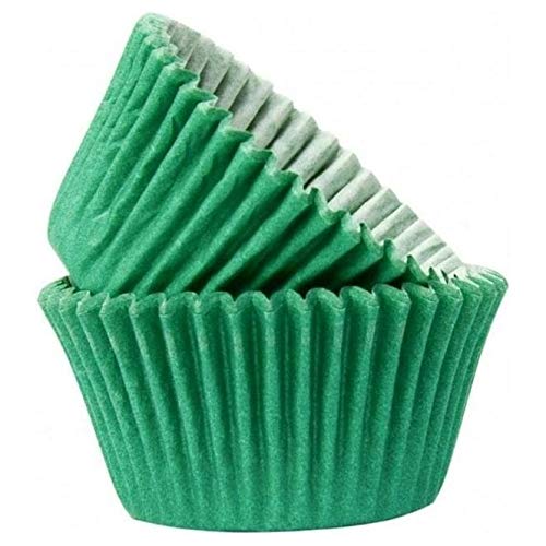Cake N Bake Cupcake Muffin Baking Cases (Green, 75)