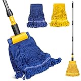 Kphico Looped-End String Mop,Heavy Duty Commercial