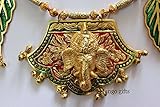 Ganpati Shubh Labh Bandanwar Handcrafted Multicolour Door Hanging Toran 33 Inches Approx