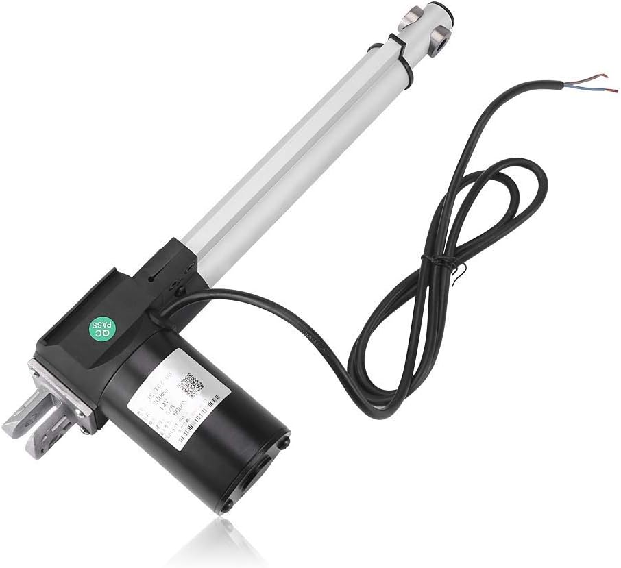 Yadianna Linear Actuator 12V 100mm,JSTGZU3 Max.5mm/s 6000N