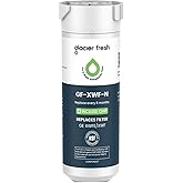 GLACIER FRESH XWFE (Built-in CHIP) Refrigerator Water Filter Pack of 1 | Replacement for GE XWFE, XWF Refrigerator Water Filter NSF/ANSI 42 Certification