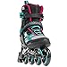Rollerblade Macroblade 84 ABT Women's Adult Fitness Inline Skate, Emerald Green and Cherry, Performance Inline Skates, Emerald Green/Cherry, US Women's 7