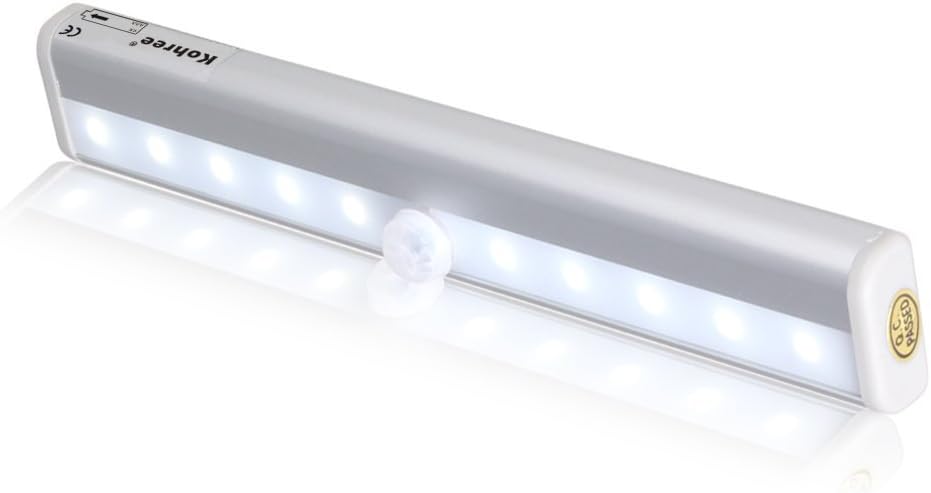 10-Led Sensor USB Rechargeable Wireless Motion Sensing Infrared Human Body LED Light Bar