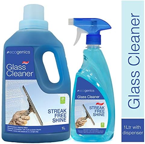 ecogenics Glass Cleaner - 1Ltr with Dispenser