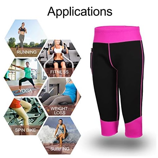 TrainingGirl Women Neoprene Sauna Leggings Sweat Shorts Weight Loss Workout Running Capris Slimming Compression Thermo… - Image 7