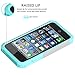 AUMIAU Hybrid Dual Layer Shock Absorbin Armor Defender Protective Cover for Apple iPhone 5C