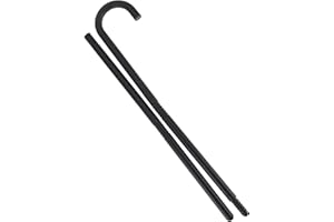 Mobestech Show Theatrical Cane 1920s Black Cane Novelty Dance and Walking Theatrical Canes Plastic Dance Canes Performance Costume Accessories 100cm