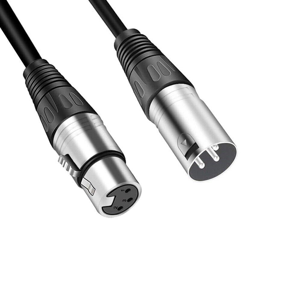 iSeventy9 1 Meter XLR 3-Pin Male to 3-Pin Female Microphone Patch Cable - Black