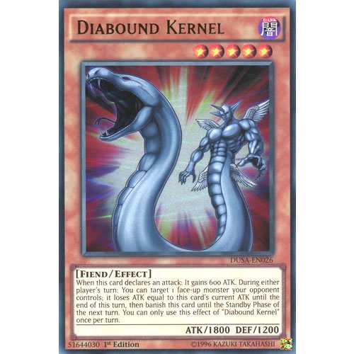 Dusa En026 1st Ed Diabound Kernel Ultra Rare Card Duelist | Desertcart  Suriname
