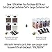 PalmTreeChef-Set of 4 Cereal & Dry Food Storage Container- 6 Measuring Cups Set -24 Free Chalkboard Labels & Pen -Great for Pasta, Rice, Sugar, Flour, Baking, Pet Food & More -4L