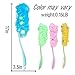 Shower Body Brush wiht Long Handled,Mesh Sponge Bath Loofahs bath brush, Exfoliating Loofah Back Scrubber,-3 pieces,color may vary