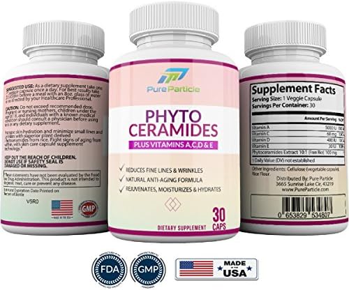 Phytoceramides Pills Anti Aging Supplement, The Original Skin Care Therapy Pills from Rice