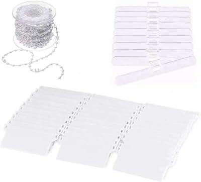 First blinds Vertical Blind Repair Kit 89mm 3.5in Slats Bottom Weights Beaded