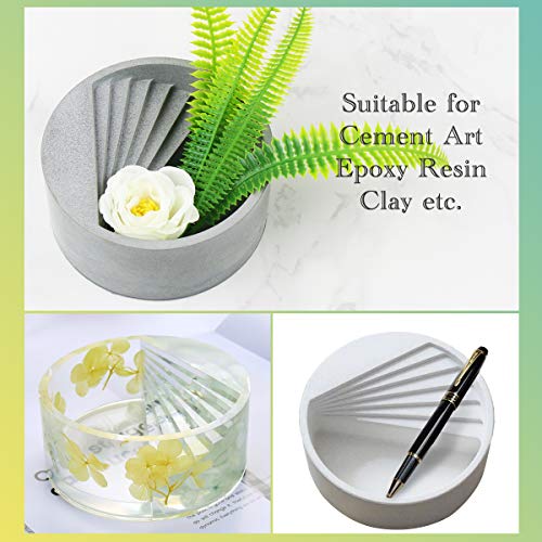 image for LET'S RESIN Silicone Resin Mold, LET’S RESIN Round Stair Mold with 1